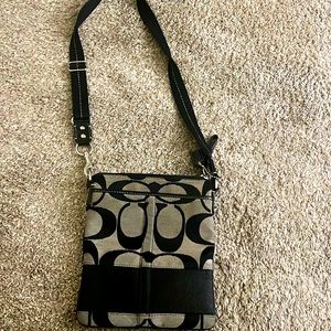 Black coach purse. Used